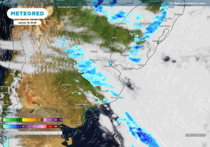 Pronóstico del tiempo en Buenos Aires: vientos intensos hoy, luego sol y un nuevo frente frío hacia el Jueves