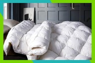 Get 32% off a king-size goose down comforter under $100