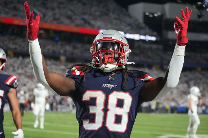Patriots injury report: Running back misses
