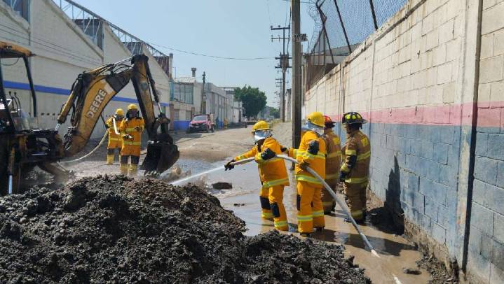 Se registra fuga de gas natural en Ecatepec
