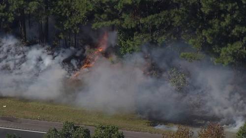 Wake County Sheriff's Office investigating I-540 brush fires as arson
