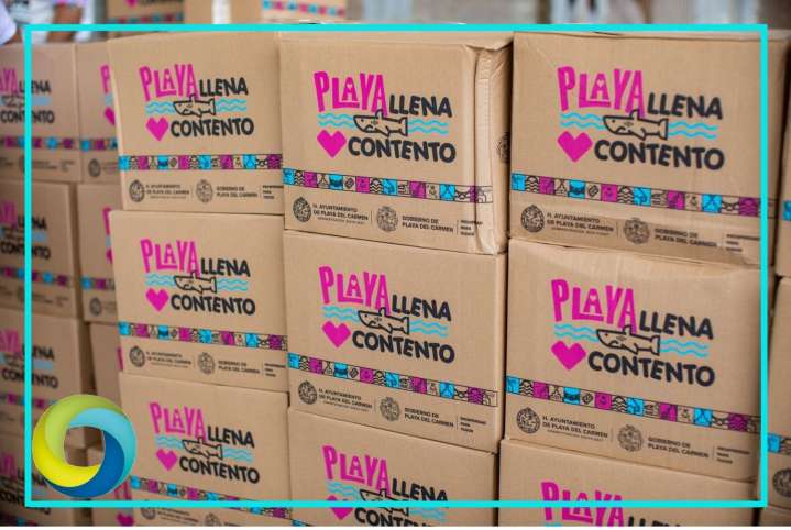 Este viernes se entregan despensas en el domo de la Colosio, en Playa del Carmen