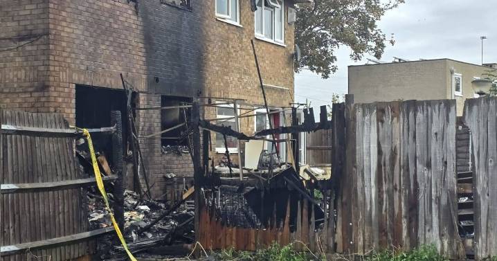 Mum 'smelled nail varnish remover' before house exploded and son had to jump out window