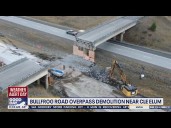 Bullfrog road overpass demolition completed, I-90 westbound reopens early