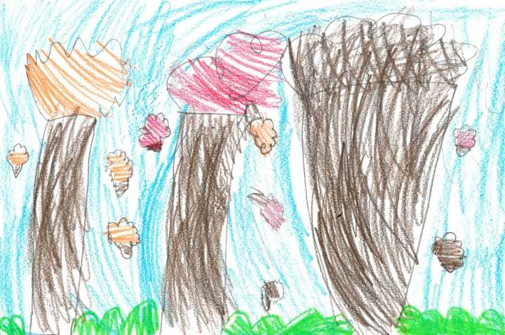 Weather Drawing: Autumn pushes on