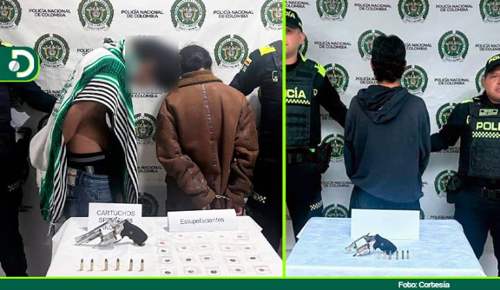 Operativos en Marinilla dejan cinco capturas y decomisos de armas y droga