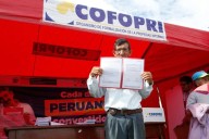 Cofopri empadronará más de mil viviendas urbanas en la Amazonía para otorgar títulos de propiedad
