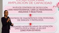 Sheinbaum anuncia inversión millonaria contra el cáncer de mama