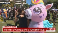 MSNBC Interviews Unicorn at ‘No Kings’ Rally: Look ‘Ridiculous’ to Protest Trump