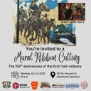 Seymour to celebrate 159th Anniversary of First Train Robbery with Mural Ribbon Cutting