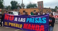 “No a las presas”: Desde las calles de Ures, ciudadanos protestan contra la construcción de presas en el Río Sonora