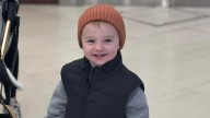 Toddler killed in crash outside his home in Dublin