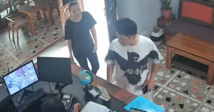 Dodgy couple flee hotel without paying for room or food as bosses release passport pics