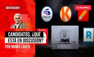 Candidatos, ¿qué está en discusión?, por Mirko Lauer