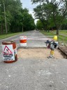 Piden precaución por obras en el acceso Pedro Gutiérrez