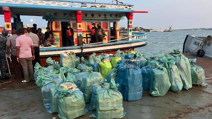 Kenya Intercepts Flagless Vessel Carrying One Tonne Of Crystal Methamphetamine