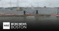 The latest as a nor'easter batters down on Massachusetts with strong winds and rain