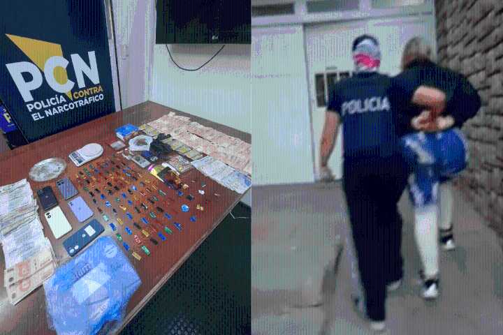 Desarticularon dos puntos de venta de droga en Guaymallén