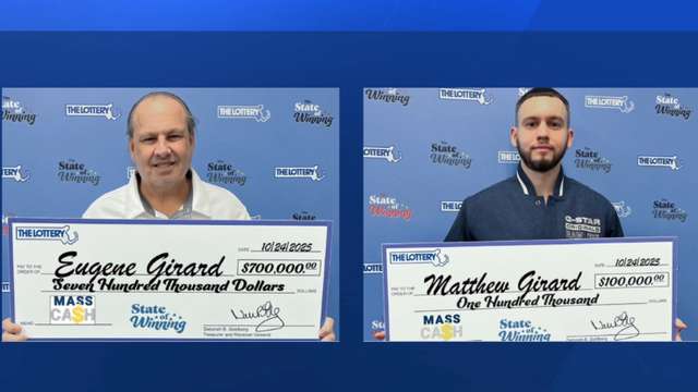 Sentimental set of numbers nets Mass. father, son 8 winning lottery tickets
