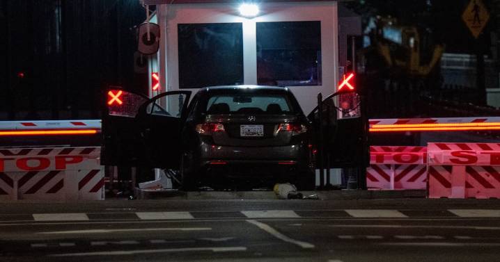 Driver Arrested After Car Crashes Into White House Security Gate