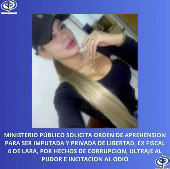 MP solicita aprehensión contra exfiscal por "corrupción, actos arbitrarios, ultraje al pudor público e incitación al odio"