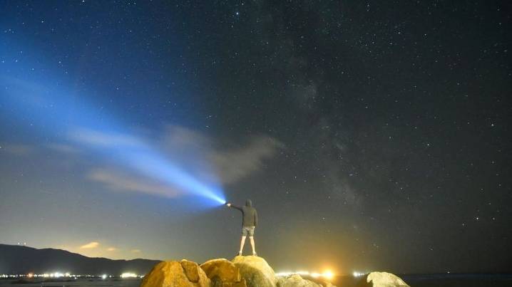 La playa de Carnota, un paraíso también en las noches de invierno