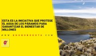 Iniciativa protege el agua de los páramos para garantizar el bienestar de millones