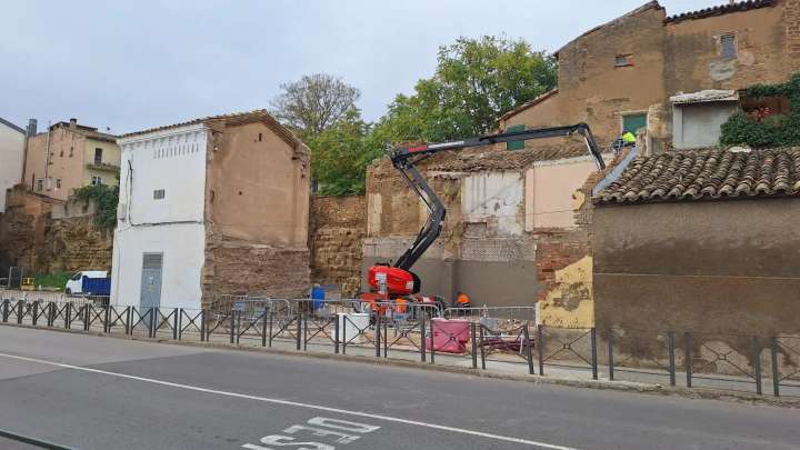 Plantean el traslado del transformador eléctrico de la ronda de Montearagón