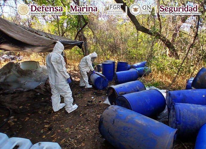 Decomisan en Sinaloa más de 700 kg de metanfetaminas y 211 mil pastillas de fentanilo, con valor de 750 mdp