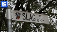 Broken Hill resident sick of thieves stealing Slag Street sign