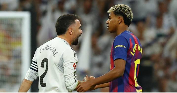 Dani Carvajal no se guarda nada y deja calientito mensaje a Lamine Yamal tras el Clásico (VIDEO)
