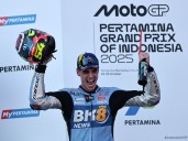 Aldeguer wins first MotoGP after Marquez, Bezzecchi collide in Indonesia