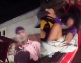 Un taxista dio positivo en un control de alcoholemia y encontraron a su mujer escondida en el baúl