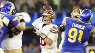 Mac Jones aggravates knee as 49ers take 20