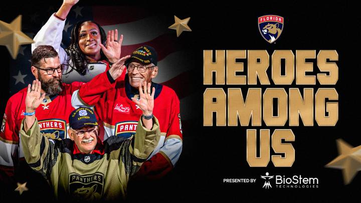 Florida Panthers Kick Off 13th Season of ‘Heroes Among Us’ Program with BioStem Technologies as New Presenting Partner