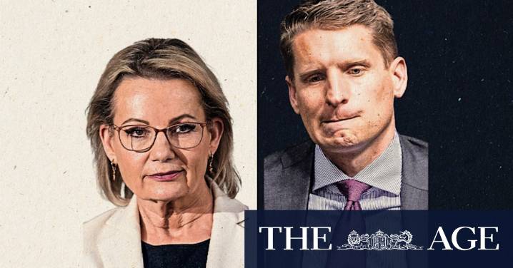 Sussan Ley distances herself from Andrew Hastie leak as Jacinta Price calls for end to Coalition “clown show”