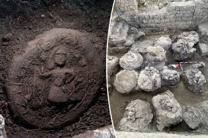1,200-year-old bread with Jesus Christ image found by archaeologists
