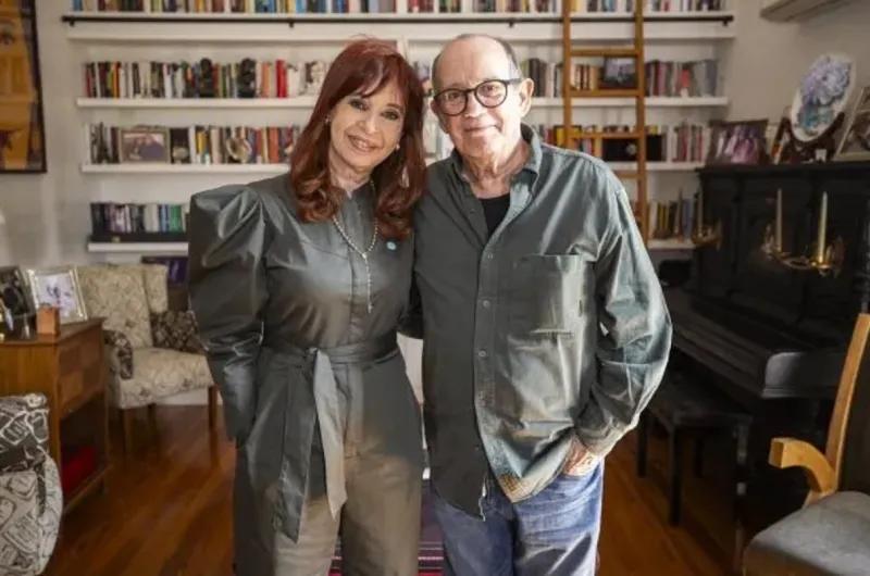 Cristina Kirchner se reunió con Silvio Rodríguez y apuntó contra Milei: "Auténtico desagravio a los oídos"