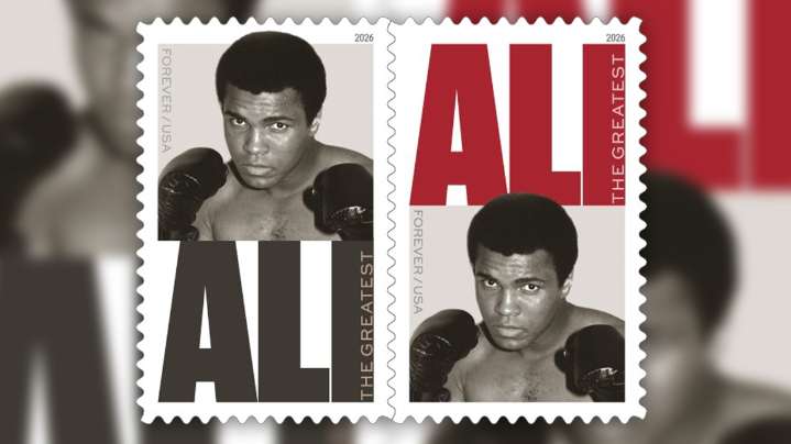 USPS to honor Muhammad Ali with commemorative stamps in 2026