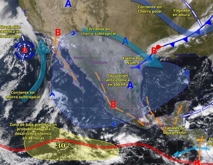 Clima en México hoy 22 de octubre de 2025: Prevén lluvias en estos estados