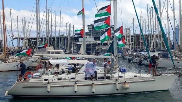 ‘¡Nos rodean!’: mexicanos alertan asalto de Israel a flotilla humanitaria