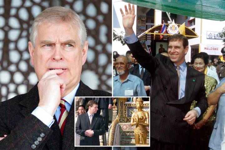 Ex-Prince Andrew allegedly had 40 prostitutes brought to Thailand hotel on taxpayer