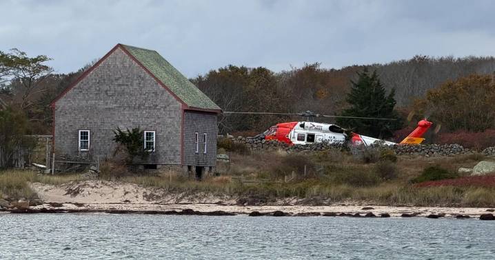 Family escapes boat fire, spends 2 nights on island off Cape Cod before rescue