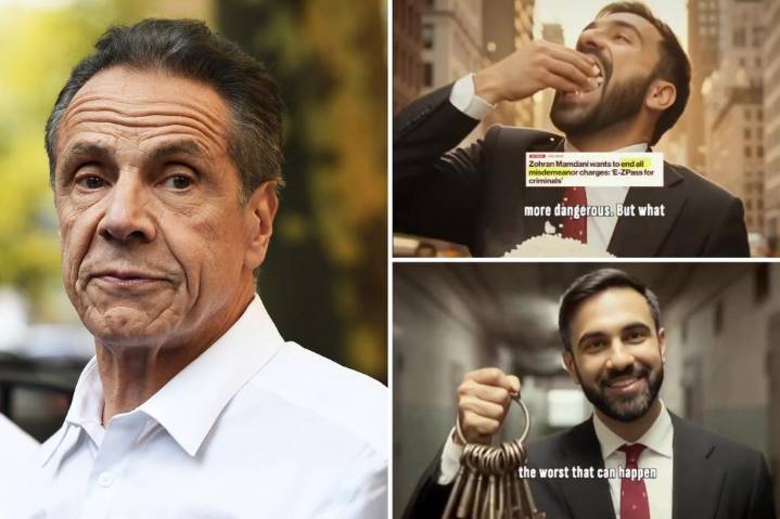 Cuomo campaign blames 'junior staffer' for AI video depicting 'criminals for Zohran Mamdani' after racism accusations