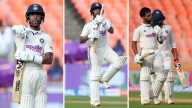 Jurel Celebrates 1st Test Hundred With Rifle Celebration, Opposite To Sahibzada Farhan's Gesture: Watch