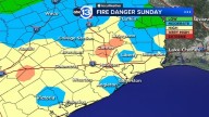 Houston Weather: A cool front knocks out the humidity and increases fire risk Sunday
