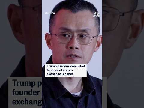 Trump pardons convicted founder of crypto exchange Binance