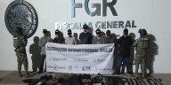 En diferentes acciones en Sinaloa, autoridades federales detuvieron a 18 personas, aseguraron armamento y sustancias químicas
