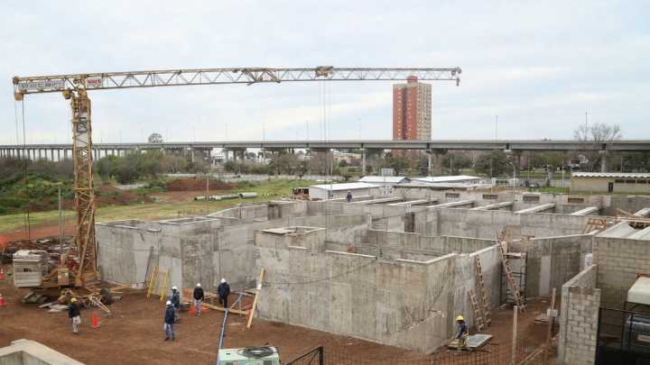 Granadero Baigorria: tras el pago de Nación se reactiva la obra de la planta potabilizadora