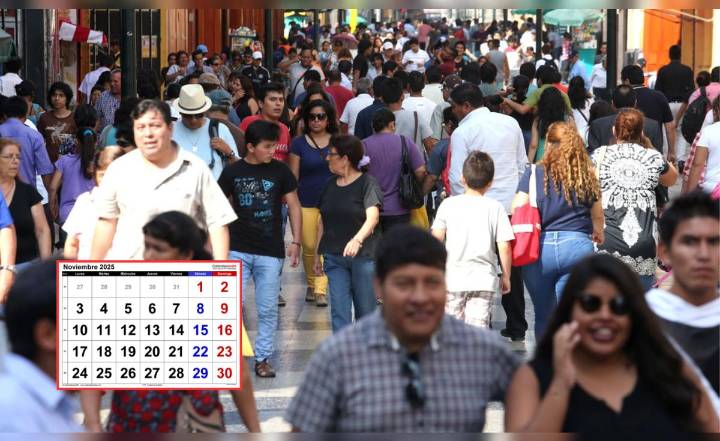 ¿Qué feriados hay en noviembre del 2025 en Perú? Esta es la lista completa de días no laborables oficiales